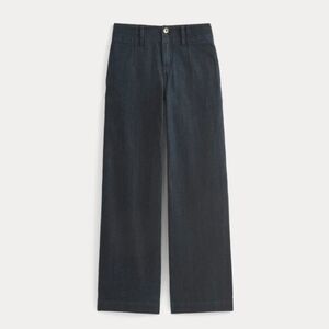 NWT Everlane Mid-rise Trouser Jean In Tungsten Rinse (Dark Indigo) Size 28